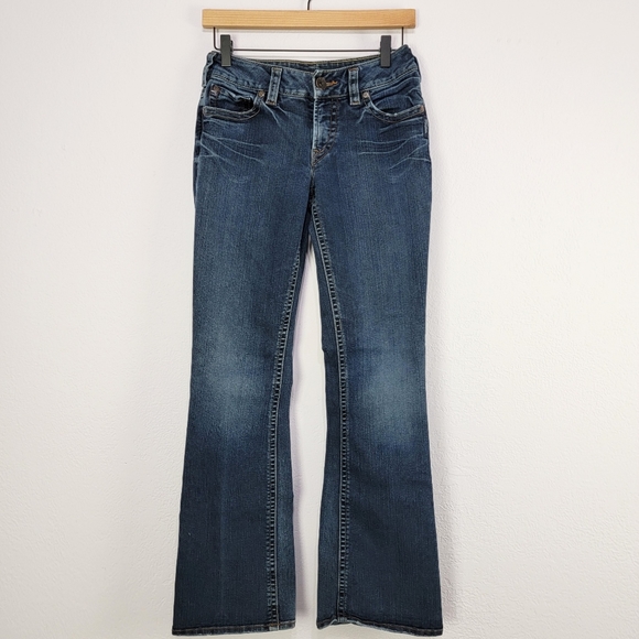 Silver Jeans Suki Mid Rise Slim Bootcut Jeans Size 27 - Picture 12 of 15